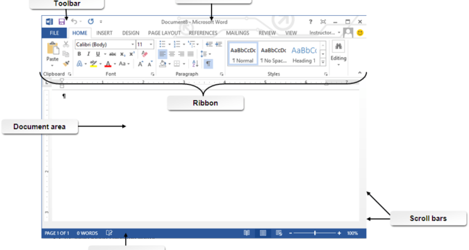 MS Word 2013 675x360 - What is Header and Footer in Hindi