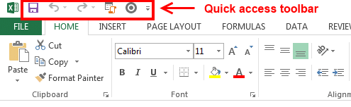 01 quick access toolbar - एमएस एक्सेल में ऑटो फॉर्मेट का उपयोग कैसे करें 