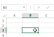 cell select - ऍम एस एक्सेल में सेल Cell in MS Excel