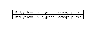 convert - Convert text to a table or a table to text in MS Word