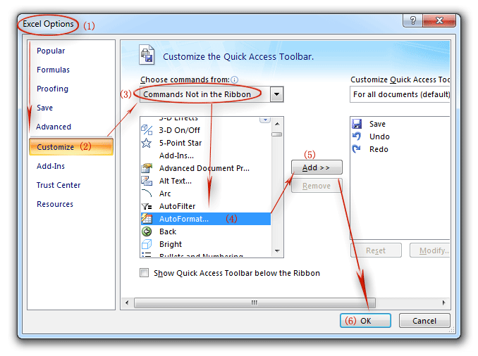 excel autoformat ribbon 2 678 506 - एमएस एक्सेल में ऑटो फॉर्मेट का उपयोग कैसे करें 