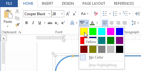 format highlight text - How to Format Text in MS Word