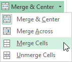 mod merge splat - एमएस एक्सेल में टेक्स्ट को Wrap और Cell Merge