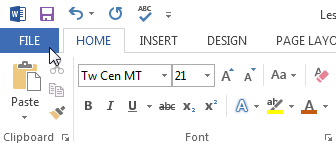 print file tab - How to Print Document in MS Word