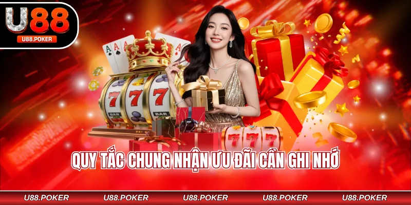 Khuyến mãi U88 Quy tắc chung nhận ưu đãi cần ghi nhớ